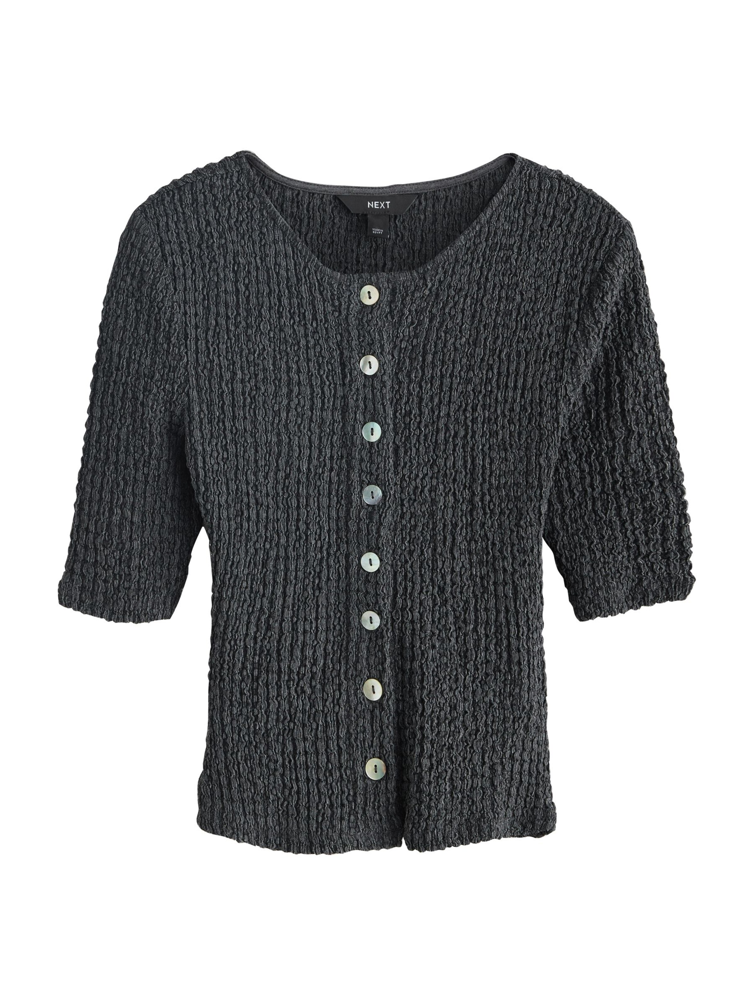 Next Strickjacke in Grau: Vorderseite