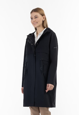 DreiMaster Klassik Raincoat in Black: front