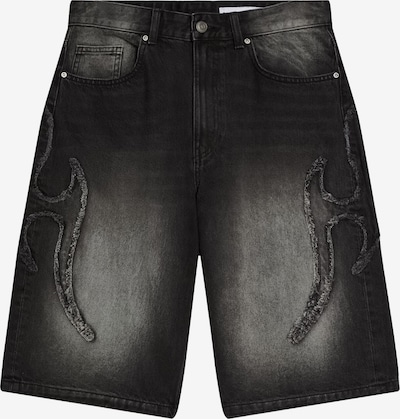 Bershka Farkut värissä musta denim, Tuotenäkymä