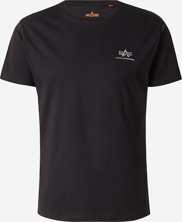 ALPHA INDUSTRIES Koszulka w kolorze czarny: przód