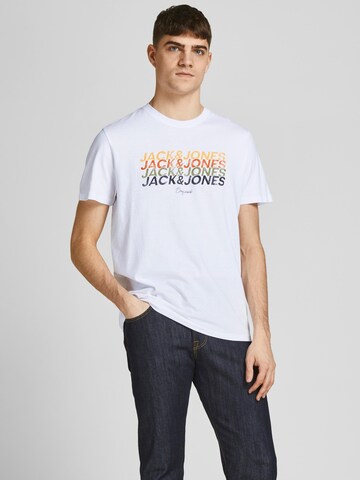 JACK & JONES T-Shirt 'Brady' in Weiß: predná strana