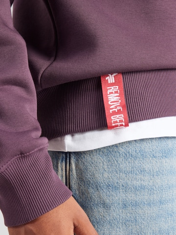 ALPHA INDUSTRIES Mikina – fialová