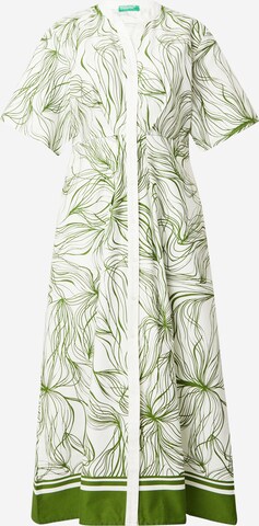UNITED COLORS OF BENETTON Shirt Dress in Green: front