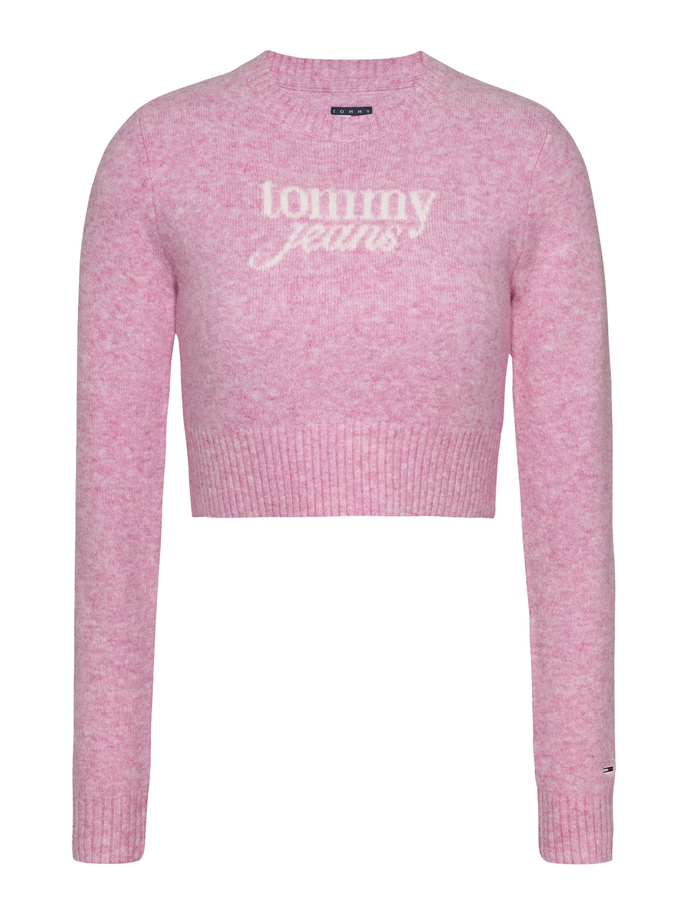 rožinė Tommy Jeans Megztinis: priekis