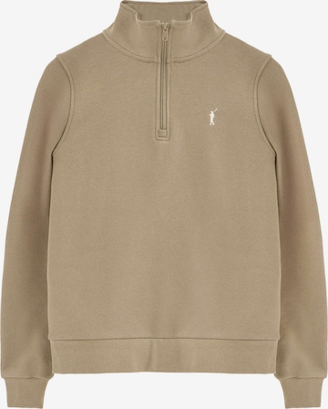 Polo Club Sweatshirt in Braun: Vorderseite