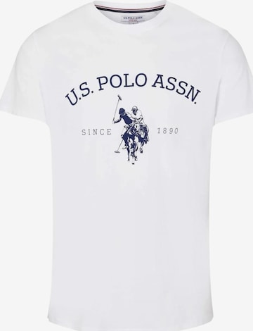 U.S. POLO ASSN. Shirt 'Archibald' in Wit: voorkant