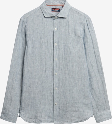 Superdry Regular fit Overhemd in Wit: voorkant