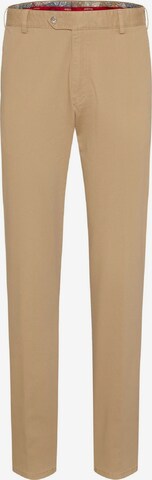 MEYER Chino Pants 'Oslo' in Brown: front