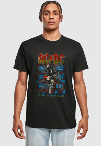 Merchcode Shirt 'ACDC Blow Up Your Video' in Black: front