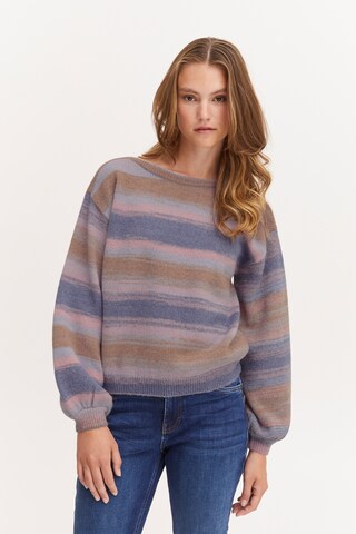 PULZ Jeans Pullover 'Iris' in Mischfarben: predná strana