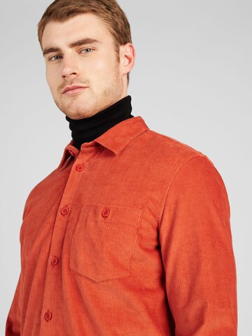 MELAWEAR - Ajuste regular Camisa 'NIMIT' en naranja