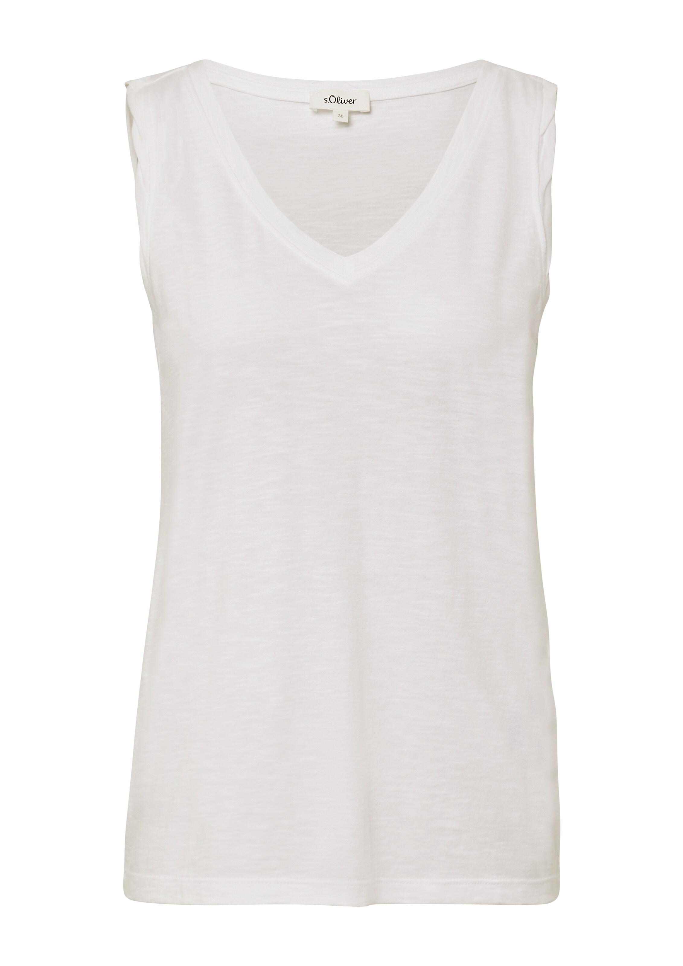 s.Oliver Top in White: front
