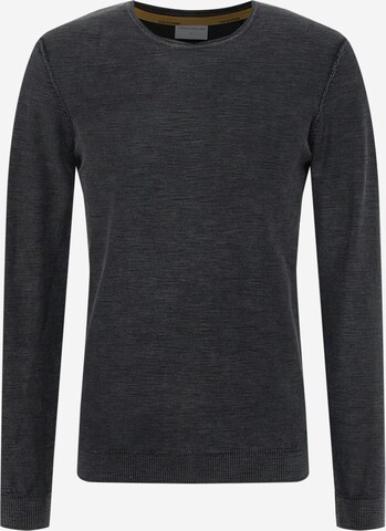 No Excess Sweater in Black: front