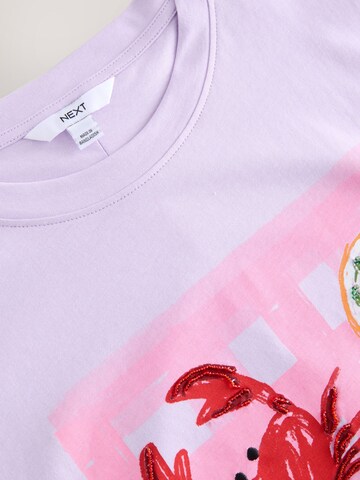 T-shirt Next en violet