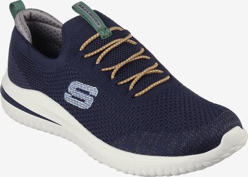SKECHERS Rövid szárú sportcipők 'DELSON 3.0' - kék