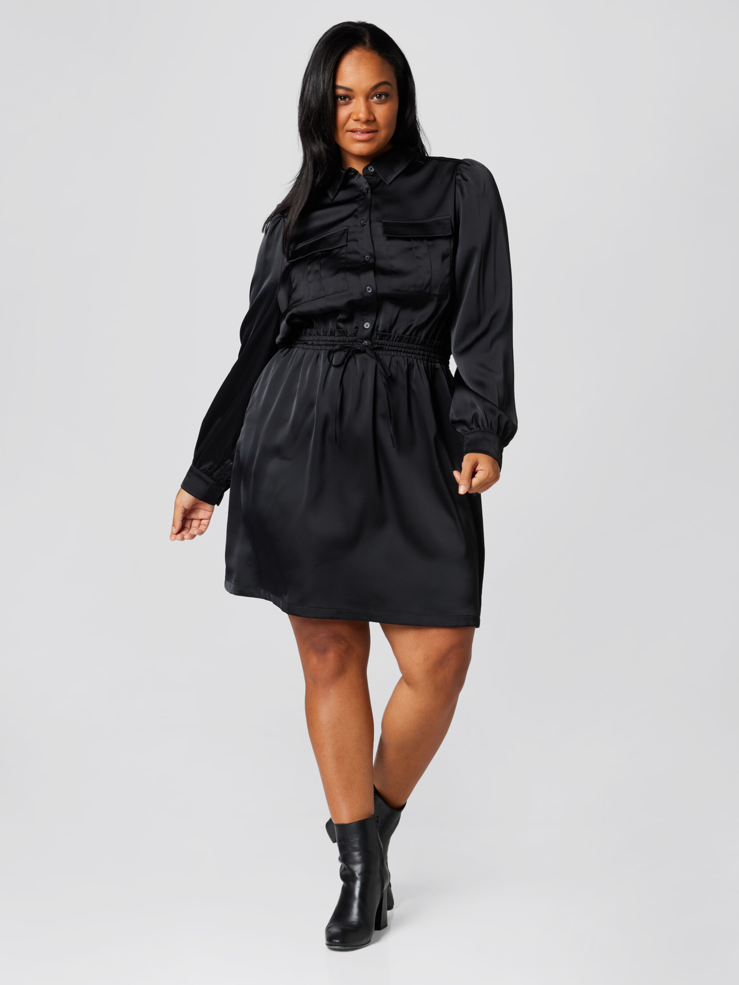 Curvy shirt dress cheap