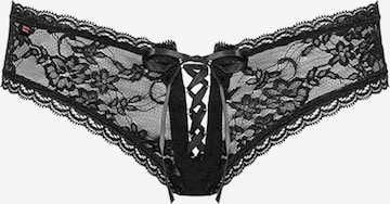 Obsessive Boyshorts 'Hotina Shorties' in Black: front