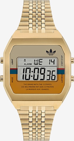 ADIDAS ORIGINALS Digital Watch in Gold: front