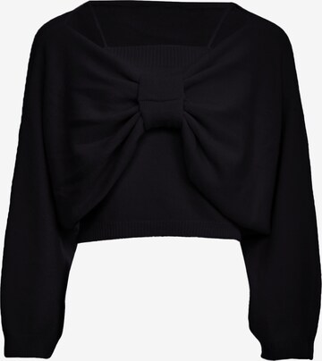 Pull-over NALLY en noir : devant