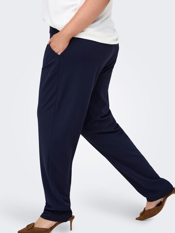 ONLY Carmakoma Regular Broek in Blauw