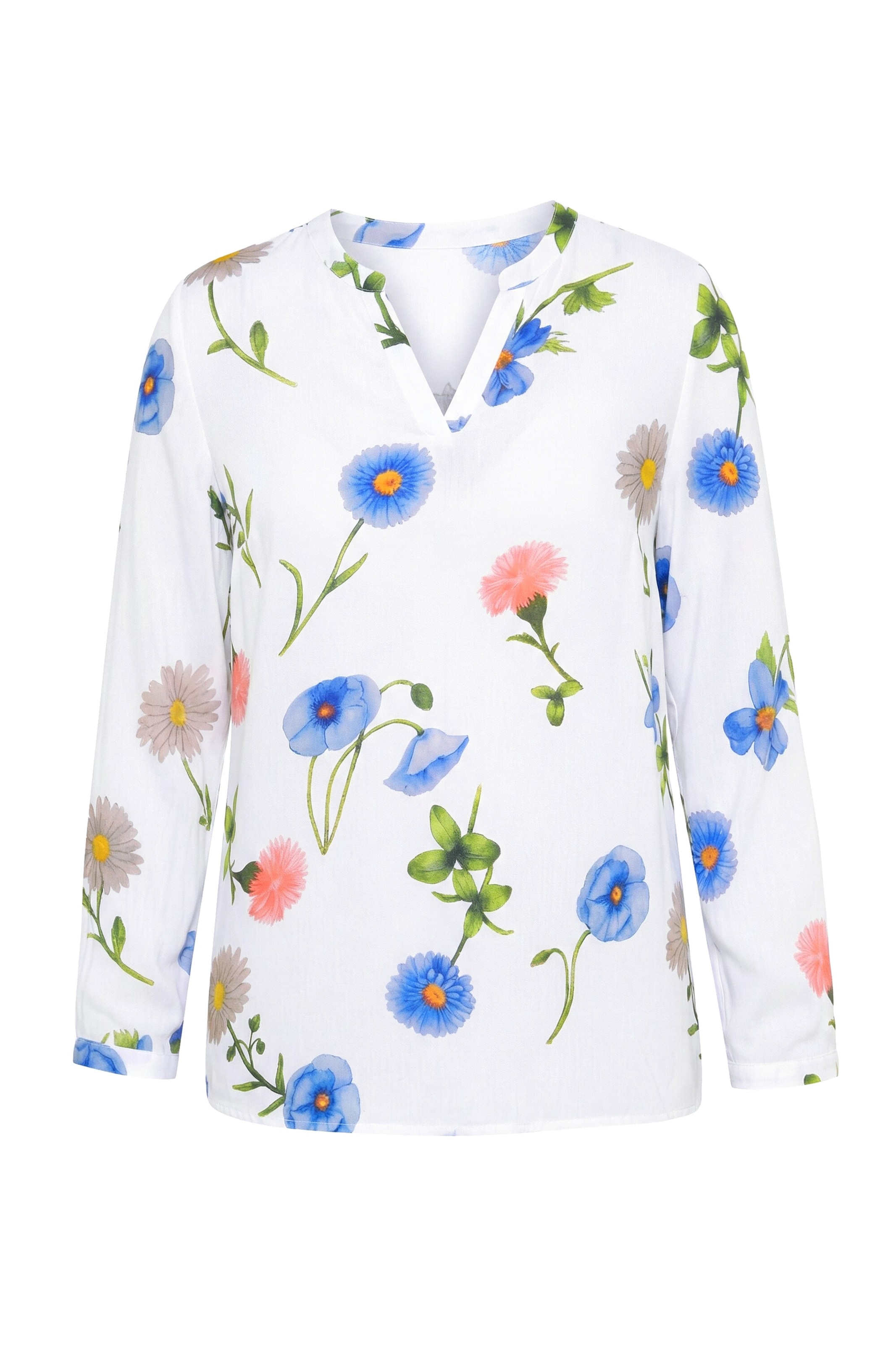 MIAMODA Blouse in Wit: voorkant