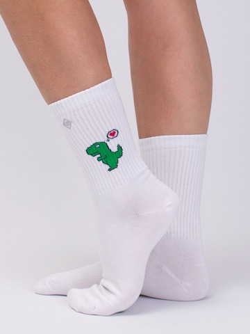 J.Clay Sokken in Wit