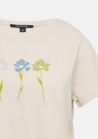COMMA - Camiseta en beige