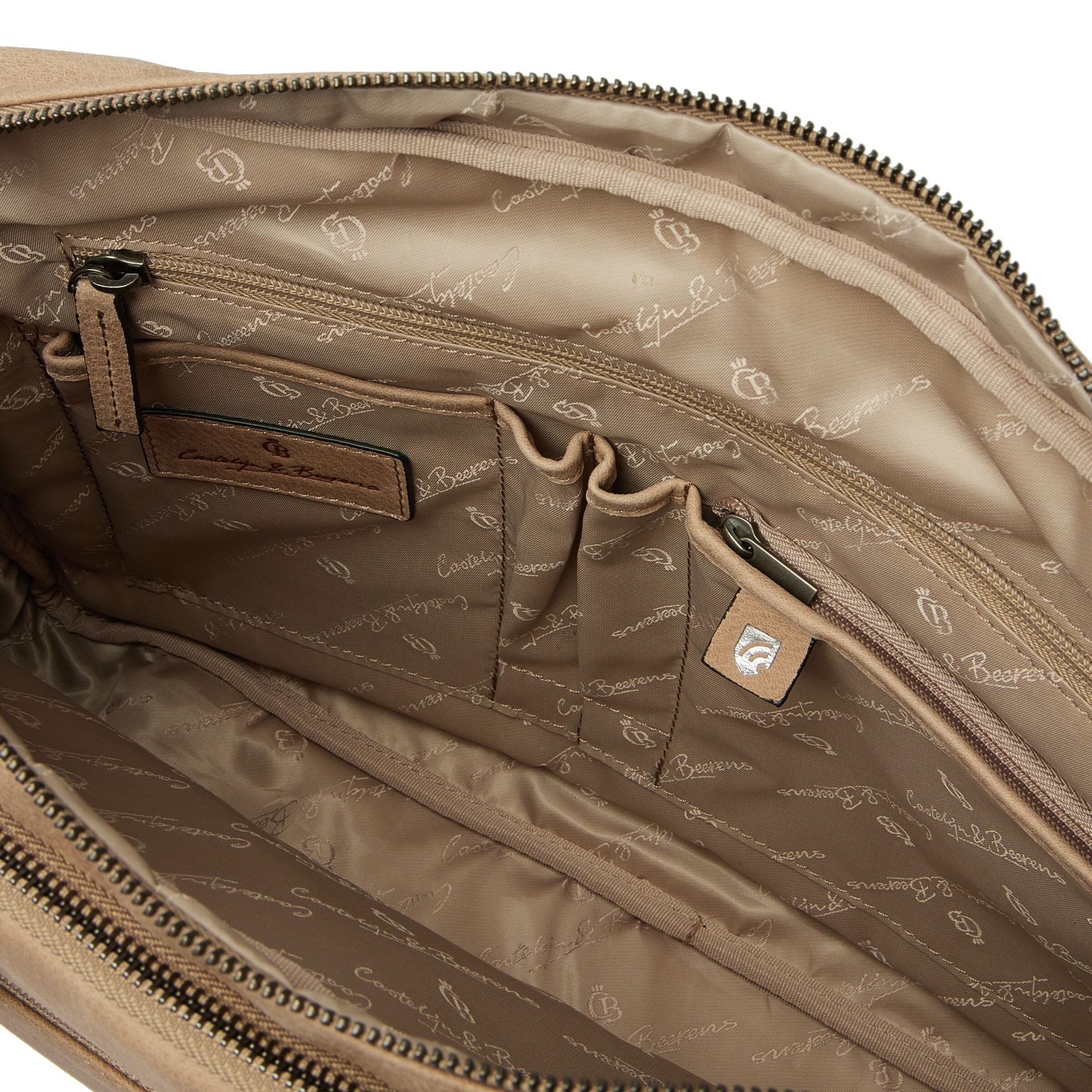 Castelijn & Beerens Document Bag 'Carisma' in Beige