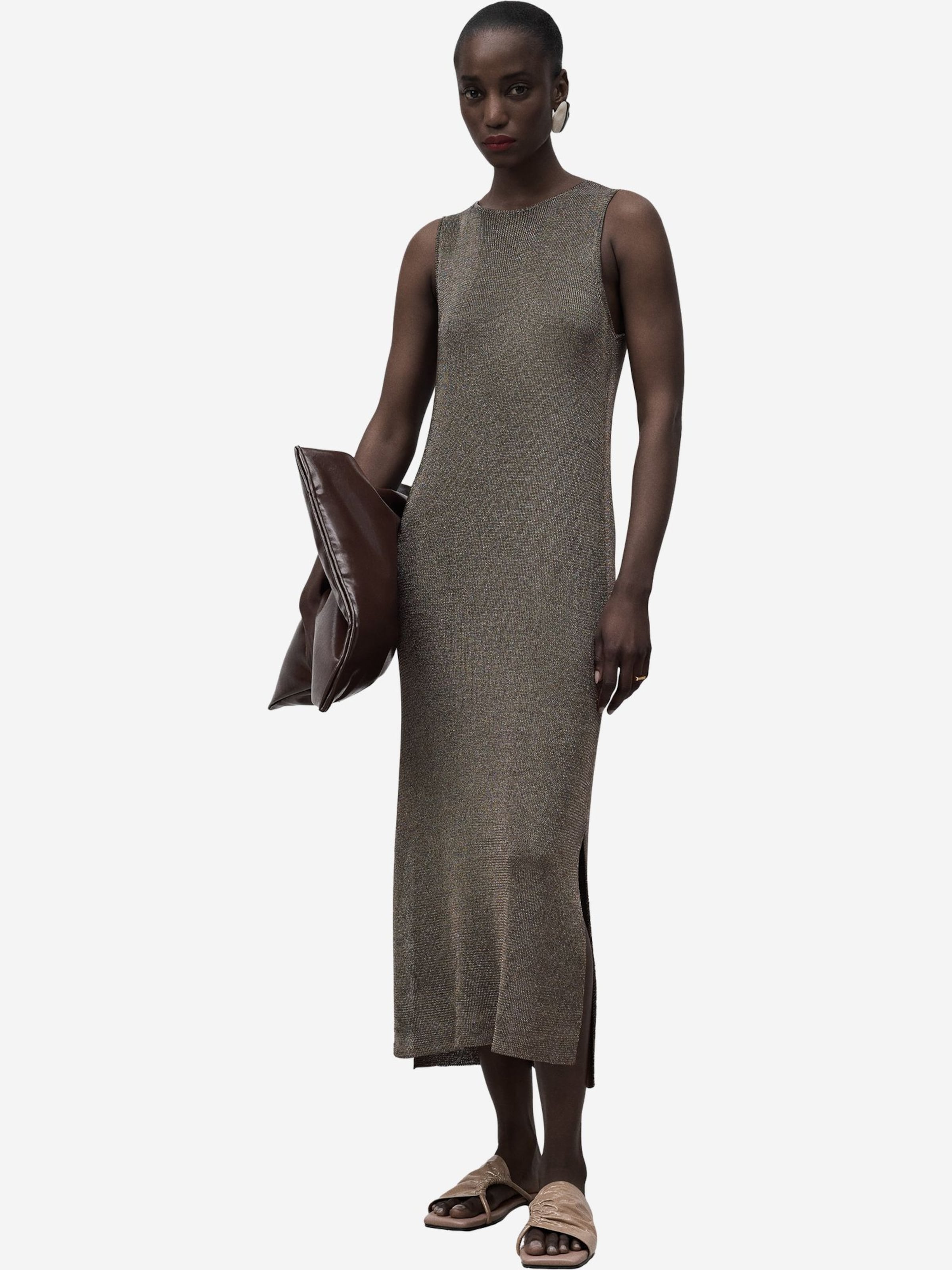 Vestidos Largos Verano Mujer 2024 Vestido Largo De Acetato