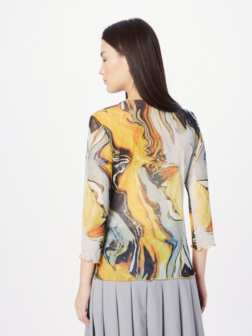 Key Largo Shirt 'MARBLE' in Geel