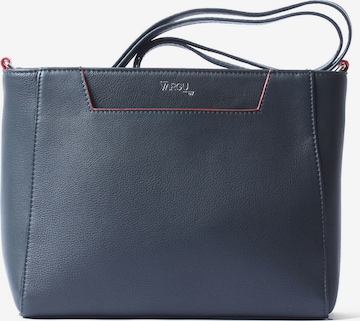 VARGU Schoudertas 'Sandrin 1' in Blauw: voorkant