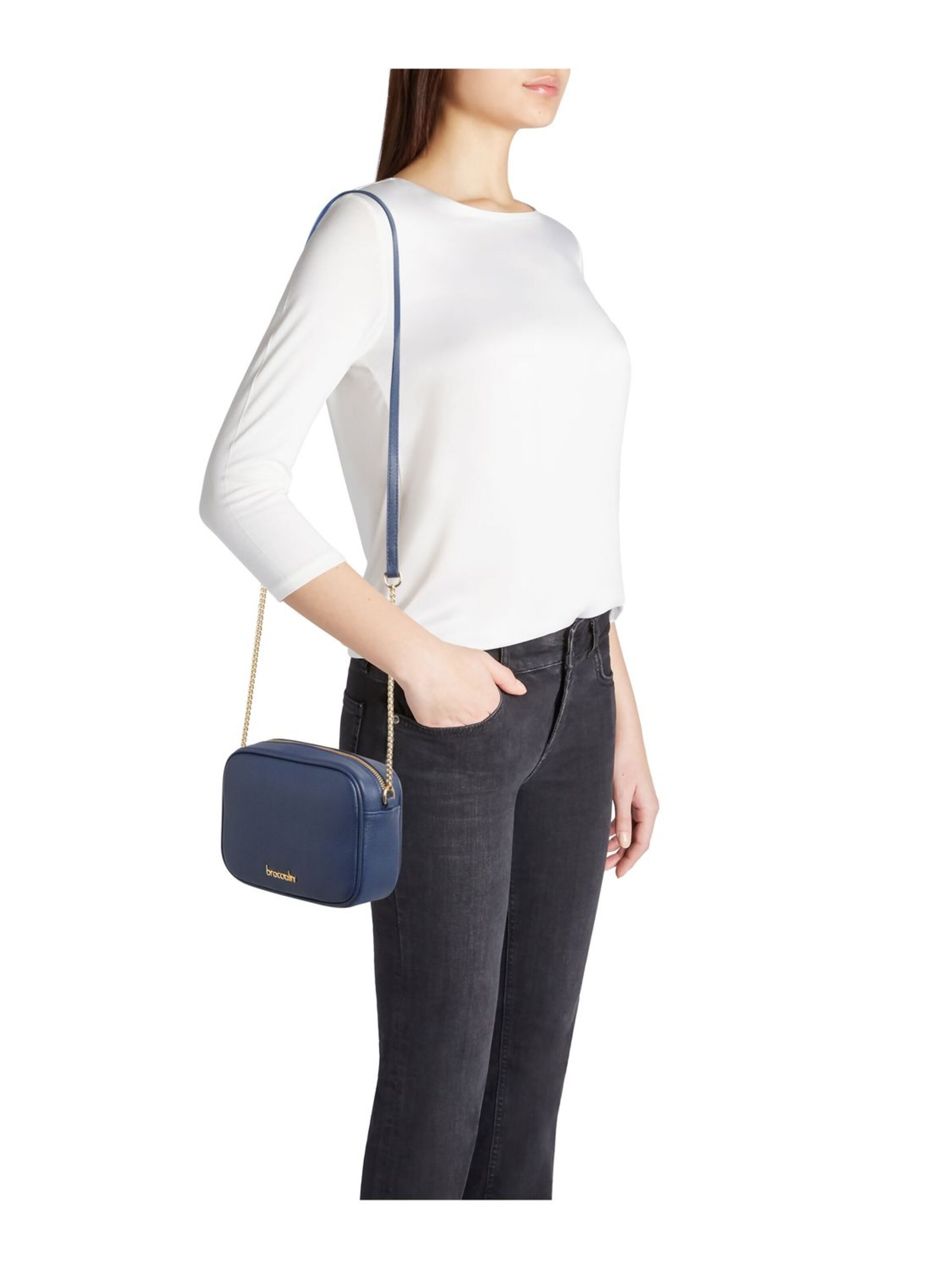 Braccialini Crossbody Bag 'Jinny' in Blue: front