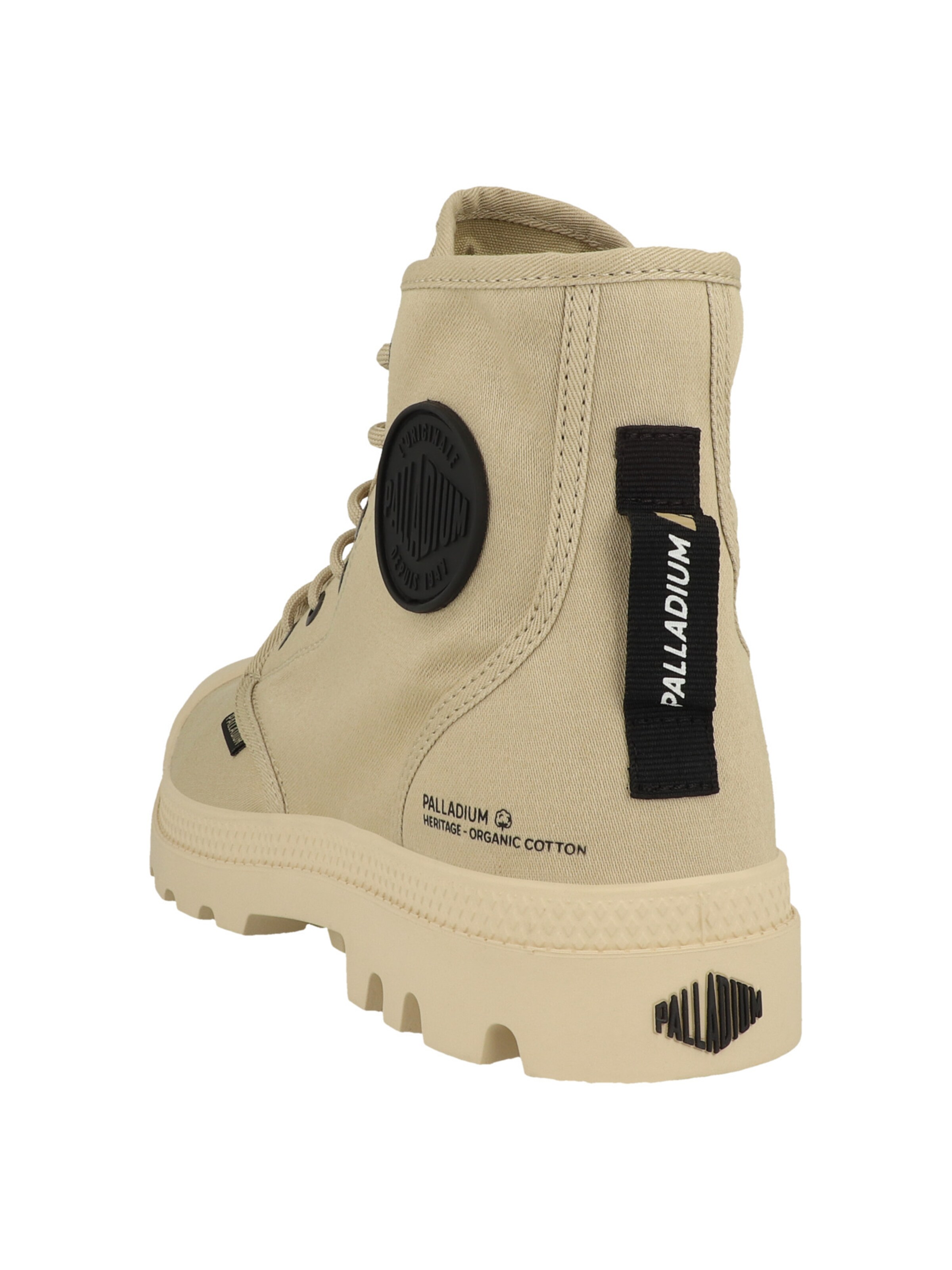 Palladium - Sapato com atacadores ' Pampa Hi Htg Supply ' em bege