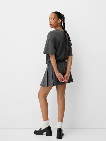 Bershka Shirt in Grey