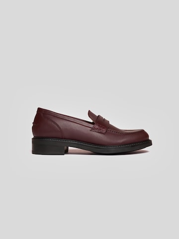 Solari Milano Moccasin in Red: front