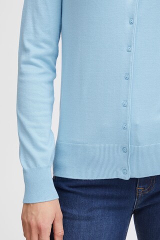 Fransa Gebreid vest in Blauw