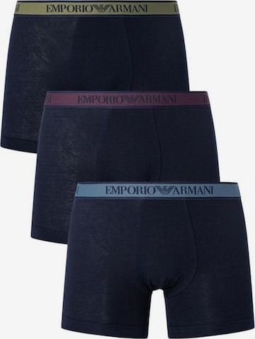Boxer di Emporio Armani in blu: frontale