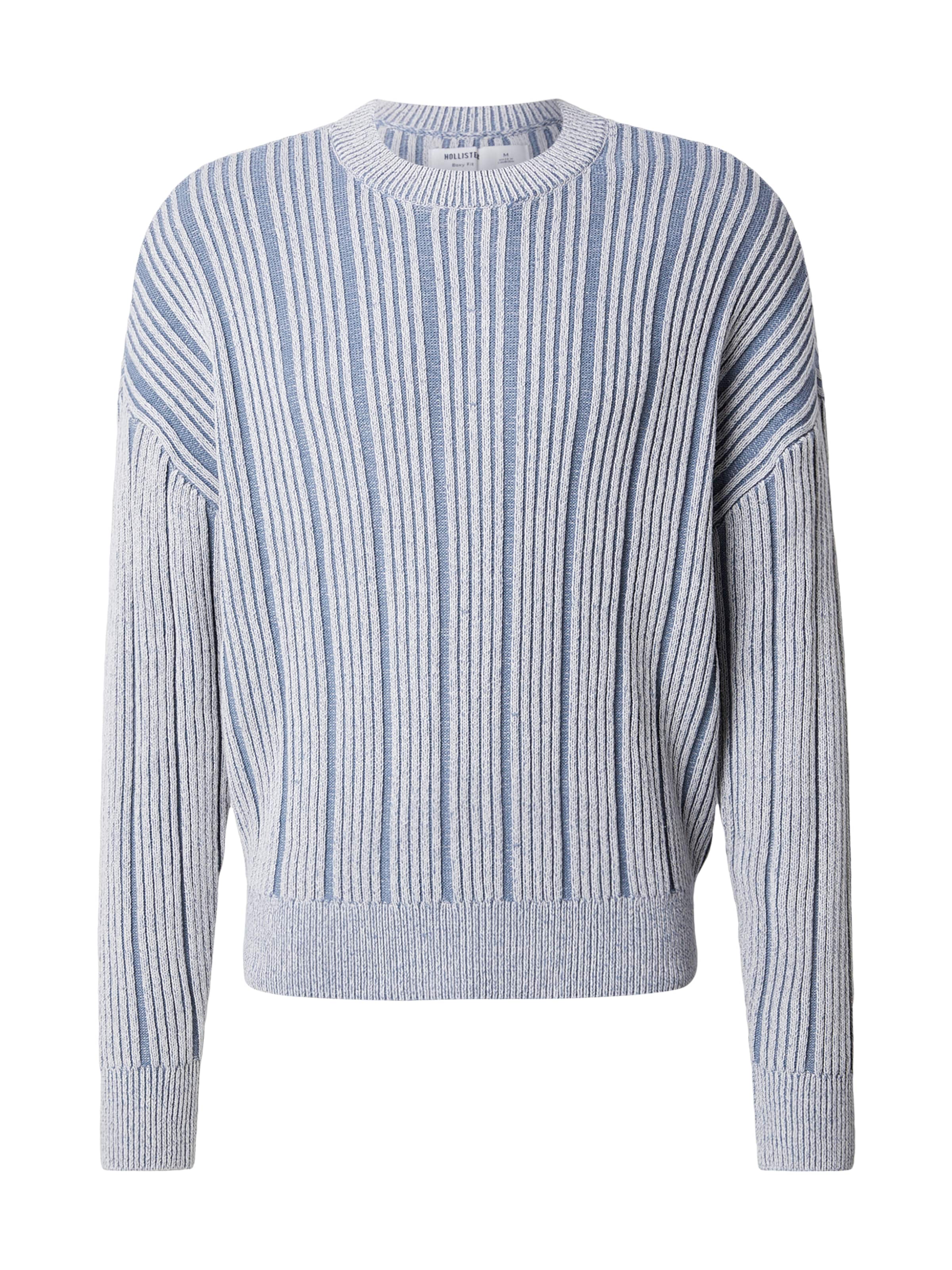 HOLLISTER Sweter w kolorze niebieski: przód