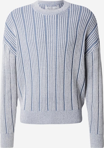 HOLLISTER Sweter w kolorze niebieski: przód