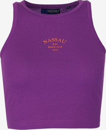 NASSAU Beach Club Top ' NB231034 ' in Purple: front