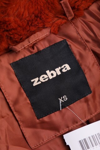 ZEBRA Faux Fur-Jacke XS in Braun