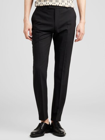 Slimfit Pantaloni con piega frontale 'Gun' di JOOP! in nero: frontale