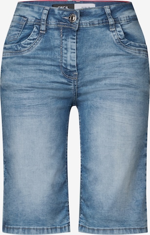 mėlyna CECIL Prigludęs Džinsai 'Scarlett': priekis
