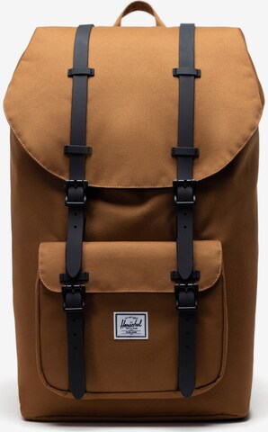 Herschel Rucksack 'Little America' in Braun: predná strana