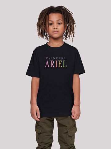Maglietta 'The Little Mermaid Ariel' di F4NT4STIC in nero: frontale