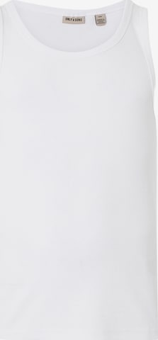 Only & Sons Футболка 'ONSTANNER' в Белый: спереди