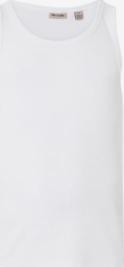 Marškinėliai 'ONSTANNER' iš Only & Sons, spalva – balta, Prekių apžvalga