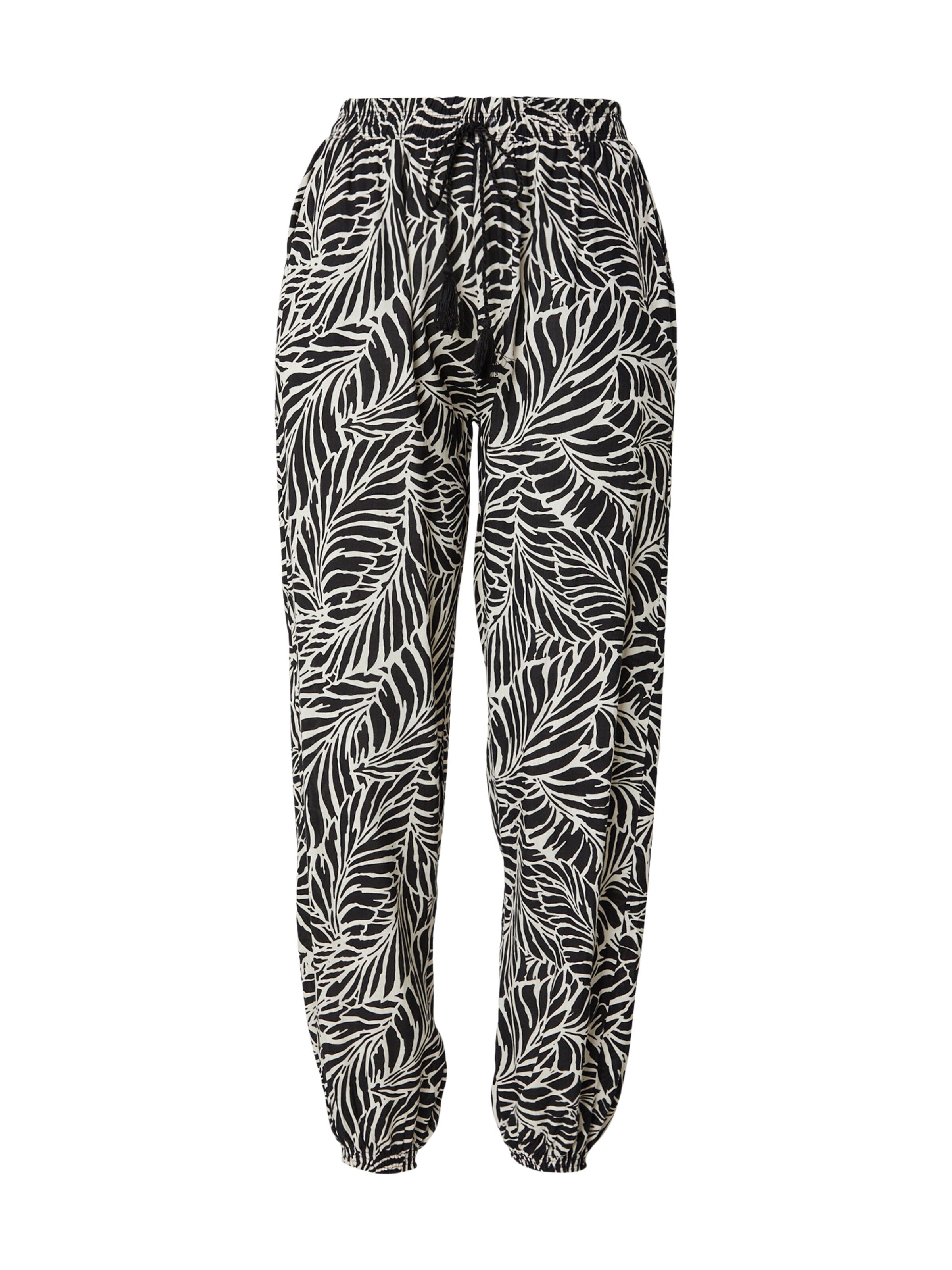 Hailys Housut 'Ro44xy' värissä musta / valkoinen, Tuotenäkymä