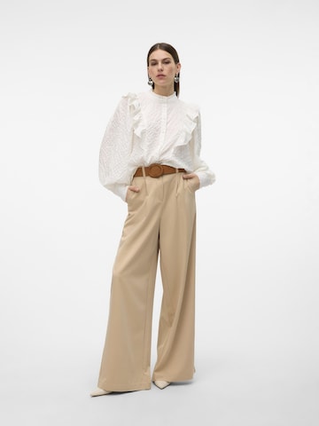 Chemisier VERO MODA en blanc : devant