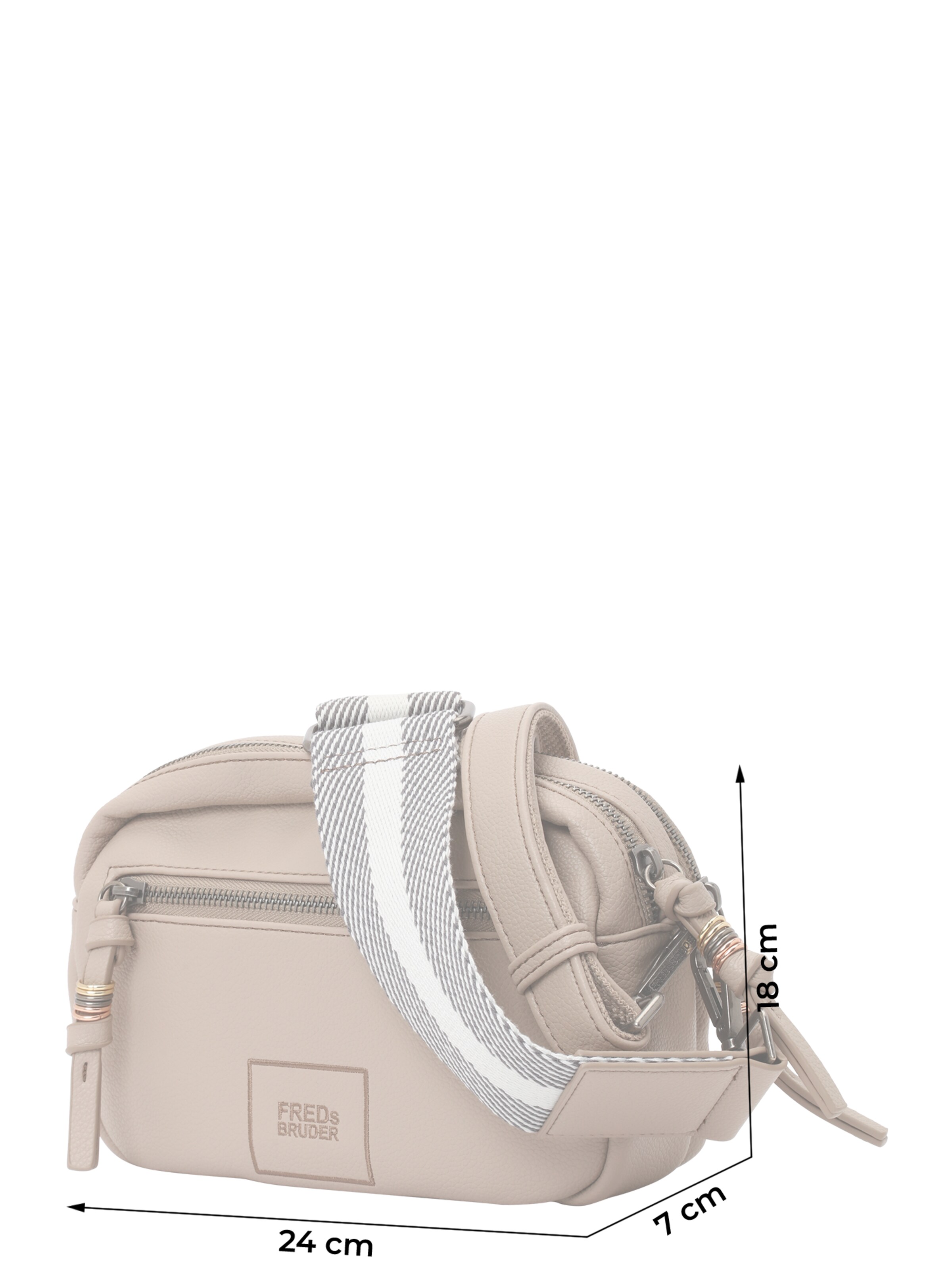 FREDsBRUDER Taška cez rameno 'Bestie' - Béžová
